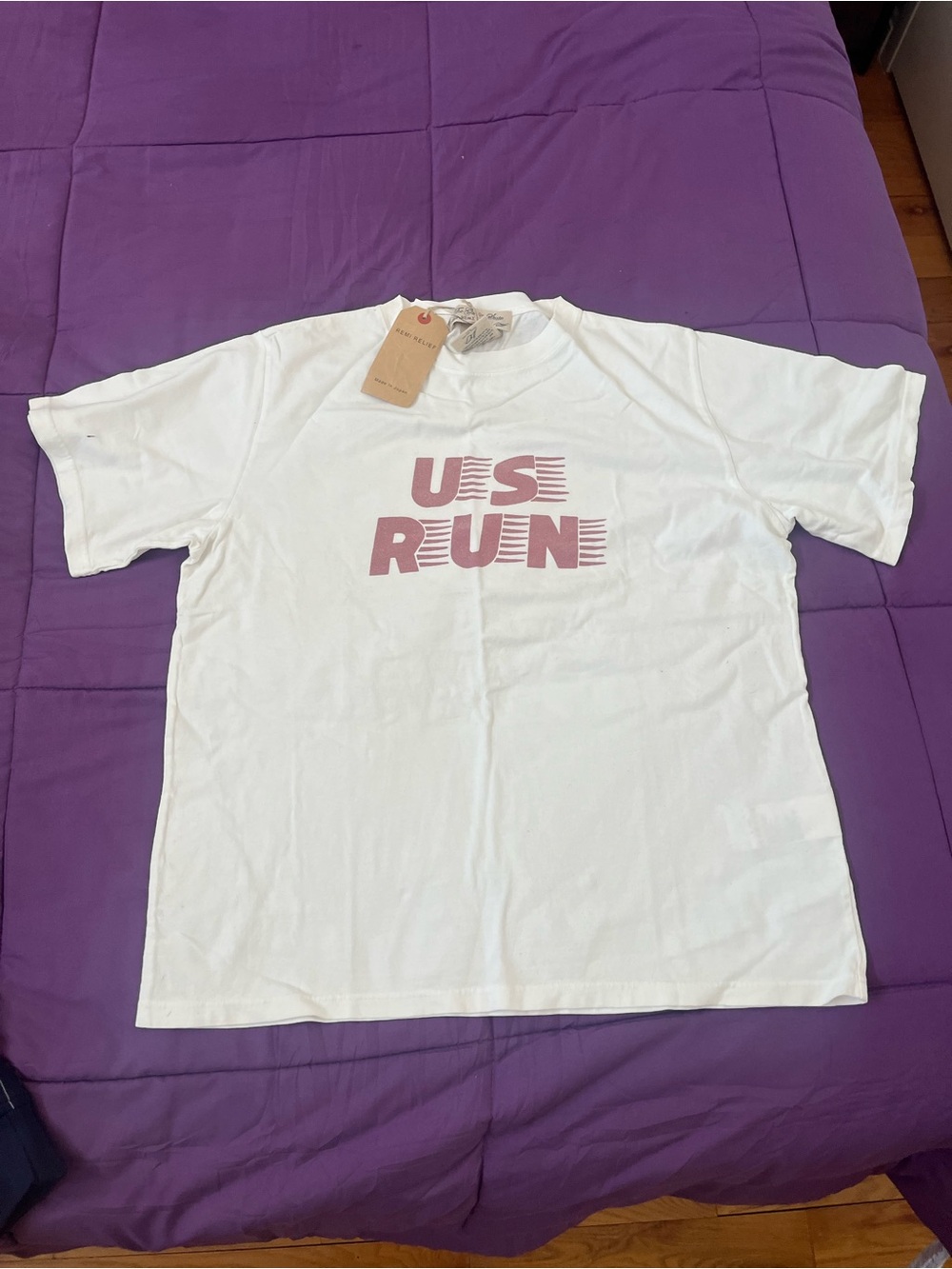REMI RELIEF US Run Printed
Cotton T-Shirt (Mr.Porter)  Sz: Men:XL Orig: $95